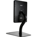 CTA Digital Floor-to-Desk Kiosk Stand for Tablets (White)