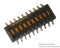 MULTICOMP MCDHN-10F-T-V DIP / SIP Switch, 10 Circuits, SPST, SMD, MCDHN Series, DIP Sealed, 24 VDC