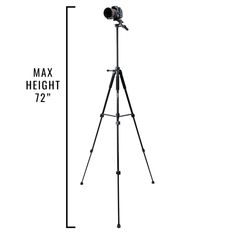 Ultimaxx 72" Tripod with Rubber Feet (Black)