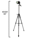 Ultimaxx 72" Tripod with Rubber Feet (Black)