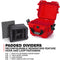 Nanuk 908 Hard Utility Case with Padded Divider Insert (Red)
