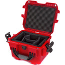 Nanuk 908 Hard Utility Case with Padded Divider Insert (Red)