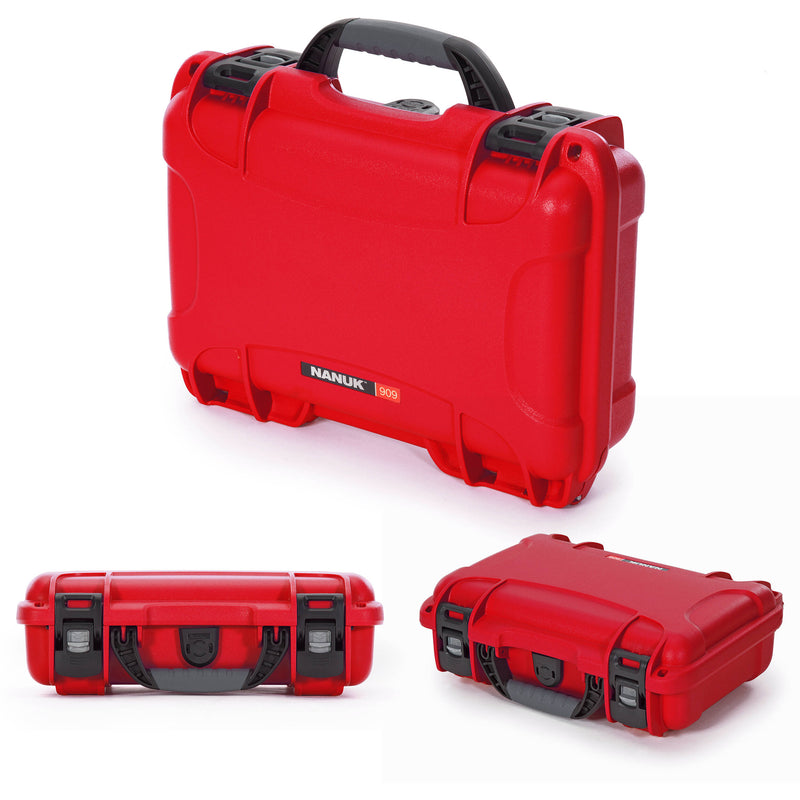 Nanuk 909 Hard Utility Case with Foam Insert (Red)