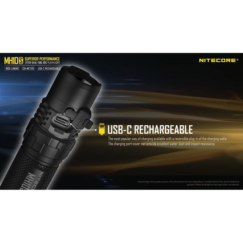 Nitecore MH10S Rechargeable LED Flashlight