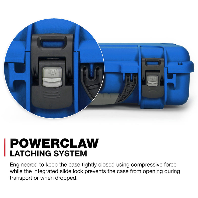 Nanuk 910 Hard Utility Case without Insert (Blue)