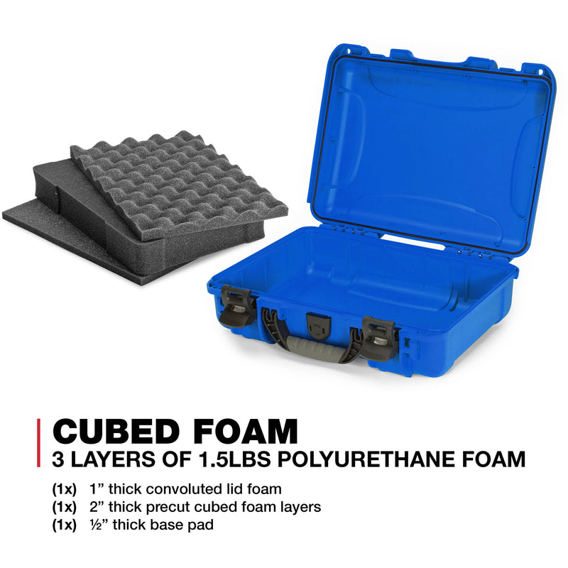 Nanuk 910 Hard Utility Case with Foam Insert (Blue)