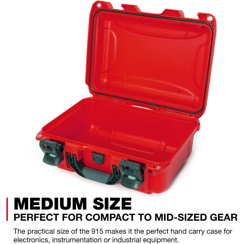 Nanuk 915 Hard Utility Case without Insert (Red)
