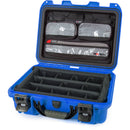 Nanuk 920 Hard Utility Case with Padded Divider Insert & Lid Organizer (Blue)