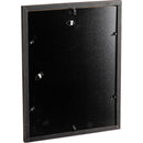 MCS 11x14" Thin Bead Wood Collage & Portrait Frame with 8x10 White Mat (Pewter)