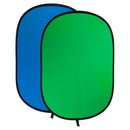 FotodioX Collapsible Portable Background (40 x 60", Chroma Blue/Chroma Green)