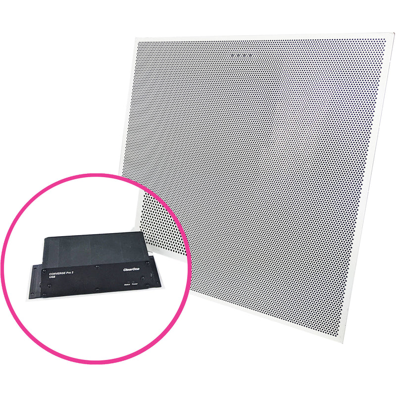 ClearOne Collaborate Versa Lite CT USB Audio-Conferencing System with Beamforming Microphone Array (24" Ceiling Tile)