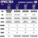 Spieltek 100 Series Gaming Chair (Black & White)