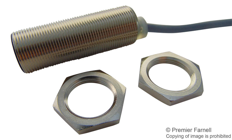 BALLUFF BESM18MI-NSC50B-BV03 Inductive Proximity Sensor, Cylindrical, BES Series, M18, 5 mm, NPN, 12 V to 30 V, Pre-wired
