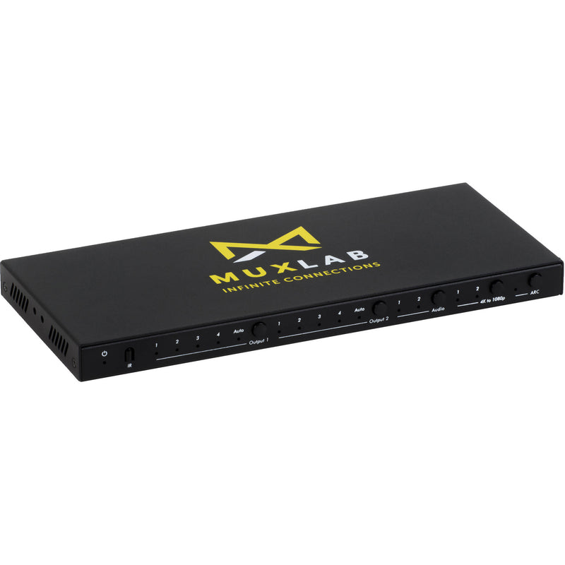 MuxLab 4x2 4K60 HDMI Matrix Switch