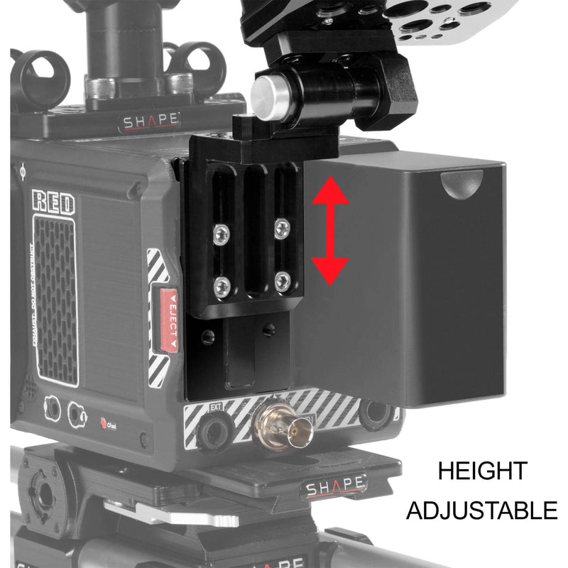 SHAPE Pivoting Battery Plate for RED KOMODO (Gold Mount)