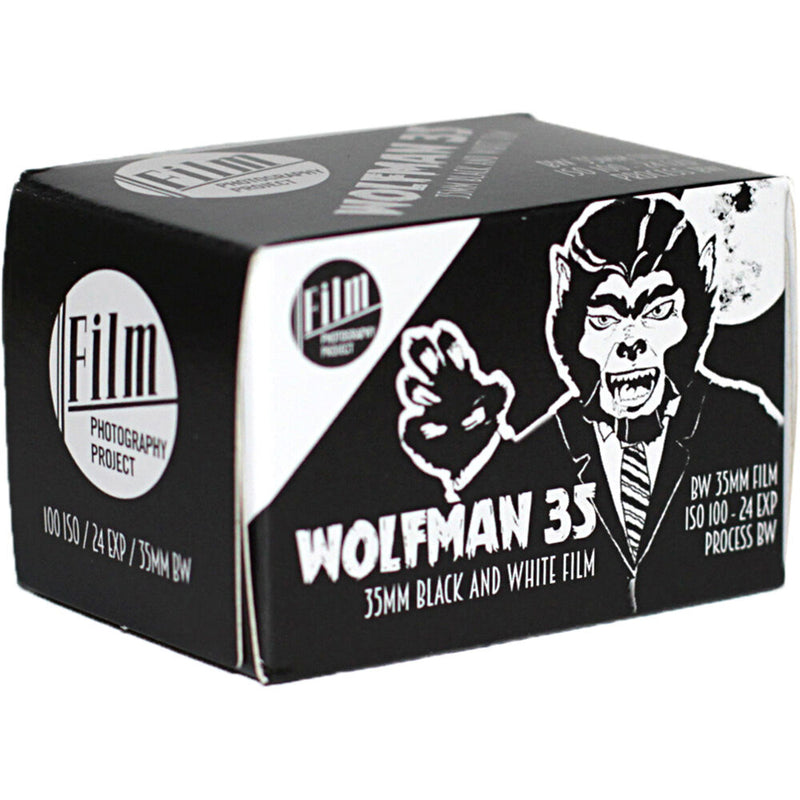 Film Photography Project Wolfman 35 Black and White Negative Film (35mm Roll Film, 24 Exposures)