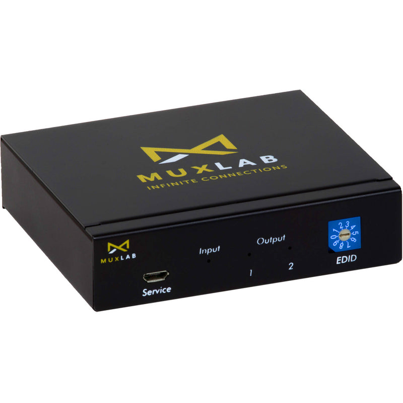 MuxLab 1x2 UHD 4K60 HDMI 2.0 Splitter