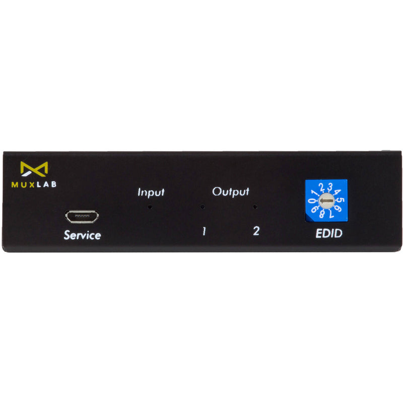 MuxLab 1x2 UHD 4K60 HDMI 2.0 Splitter
