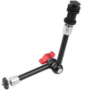 CAMVATE 11" Magic Arm with Stainless Steel Joints, Red Lock & Shoe Mount Adapter