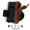 MegaGear Ever Ready Leather Half Camera Case for FUJIFILM X-T4 (Brown)