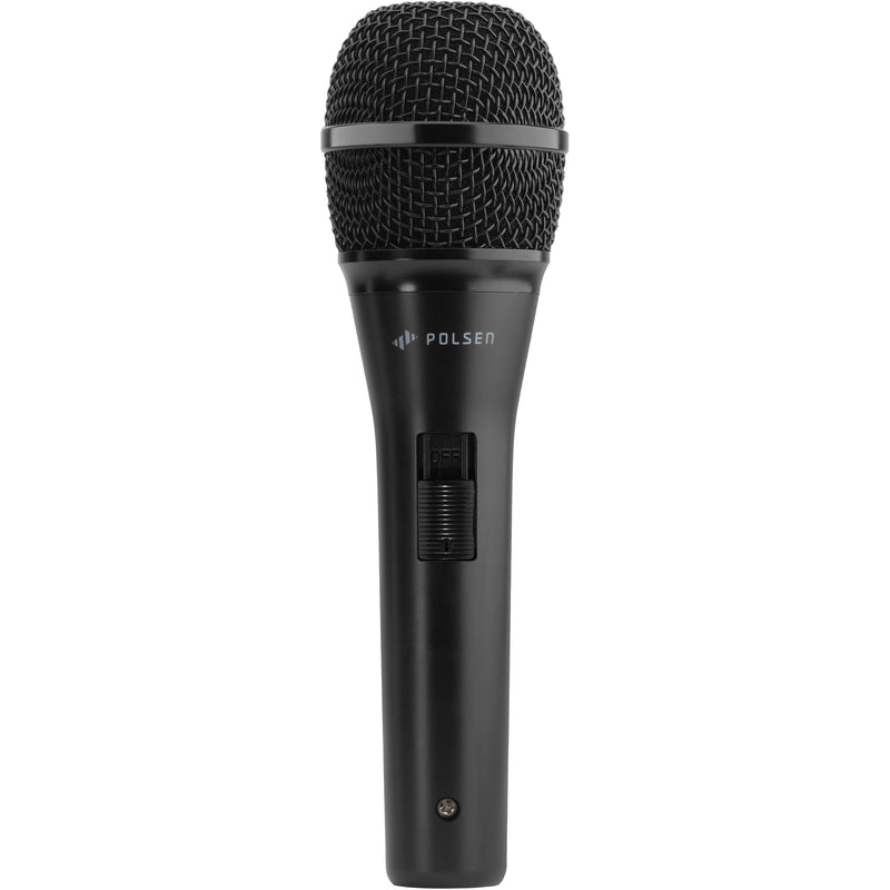 Polsen M-85-B Professional Dynamic Handheld Microphone (Black)