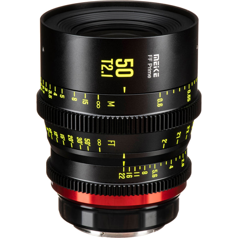 Meike FF-Prime Cine 50mm T2.1 Lens (EF-Mount, Feet/Meters)