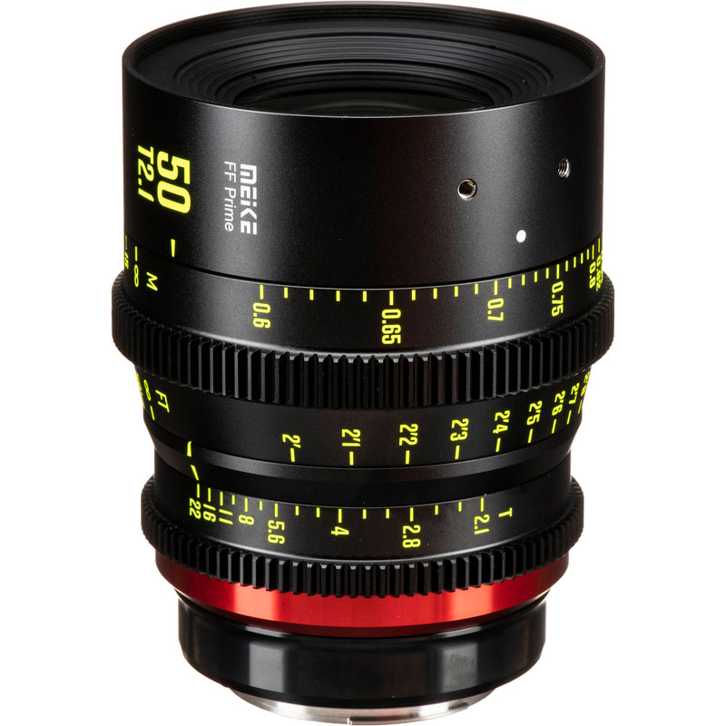 Meike FF-Prime Cine 50mm T2.1 Lens (EF-Mount, Feet/Meters)