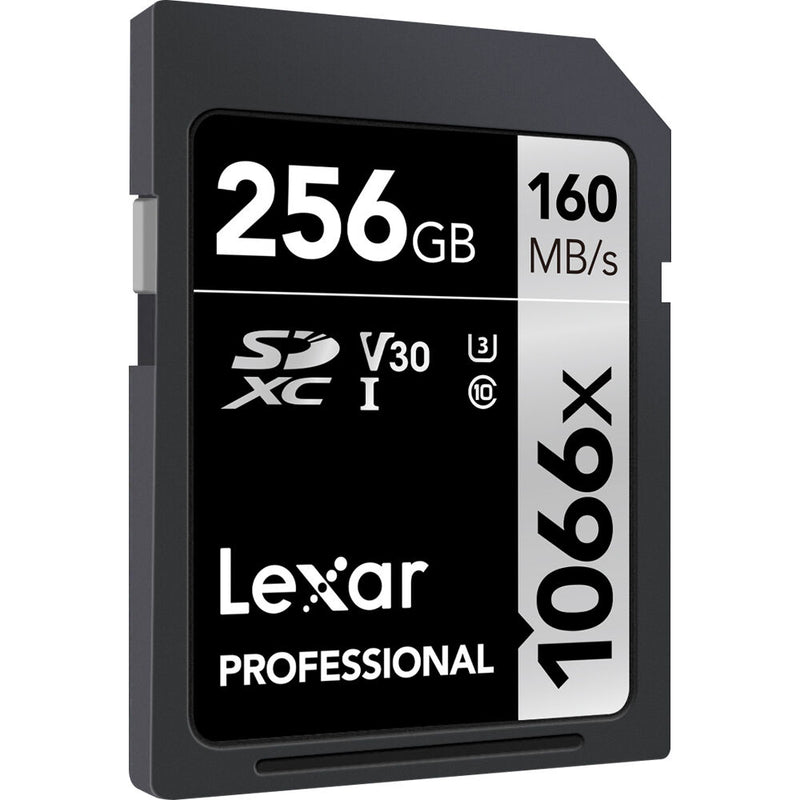 Lexar 256GB Professional 1066x UHS-I SDXC Memory Card (SILVER Series)