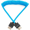 Kondor Blue Coiled HDMI Cable (12 to 24")