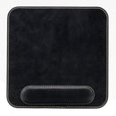 Londo Genuine Leather Mouse Pad with Wrist Rest (Black)