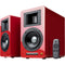 Airpulse A100 Bluetooth Speaker System (Red, Pair)