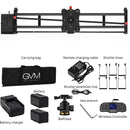 GVM GT-120WD Wireless Bluetooth Carbon Fiber Motorized Camera Slider (47")