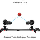 GVM GT-120WD Wireless Bluetooth Carbon Fiber Motorized Camera Slider (47")