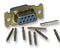CINCH M24308/2-1F Standard D Sub Connector, 9 Contacts, Receptacle, DE, M24308 Series, Metal Body, Crimp