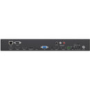 BZBGear 6x2 4K Conference Room Presentation Switcher Scaler with HDMI/VGA/USB-C/DP & Audio