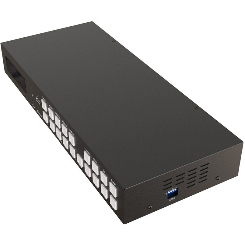 BZBGear 7x2 4K Presentation Switcher Scaler with HDMI/VGA/Component/Composite Video  Audio