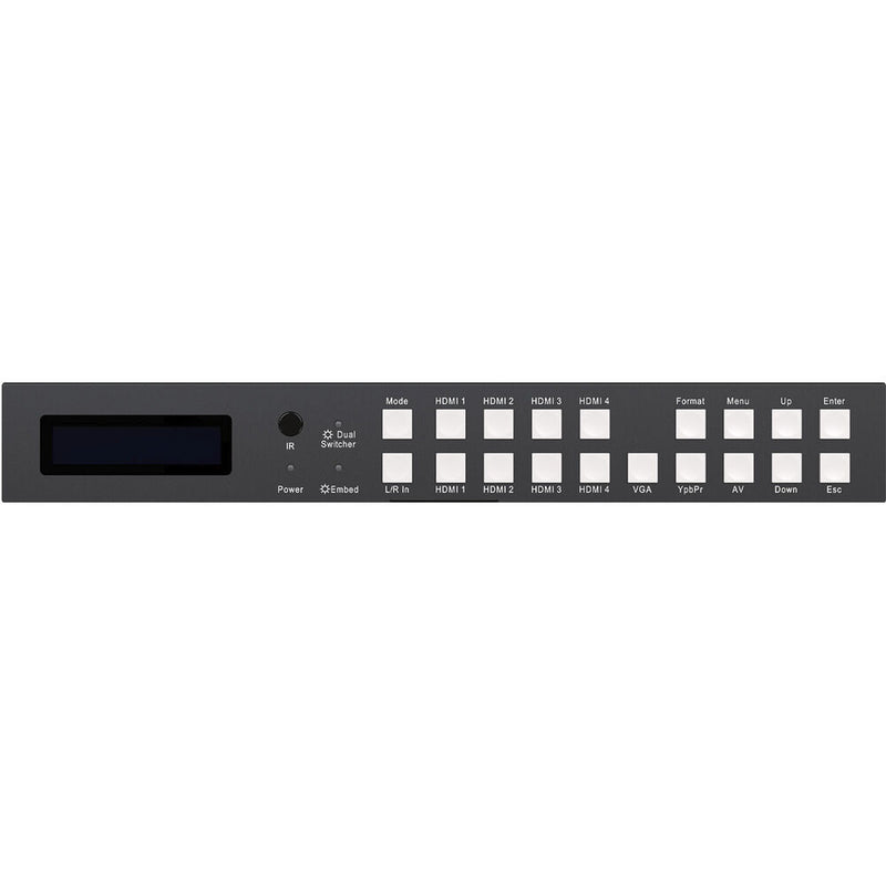 BZBGear 7x2 4K Presentation Switcher Scaler with HDMI/VGA/Component/Composite Video  Audio