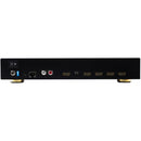 BZBGear 4-Port 4K 60Hz Videowall Processor with Scaler, Audio and 1x3/1x4/2x2/4x1 Layout
