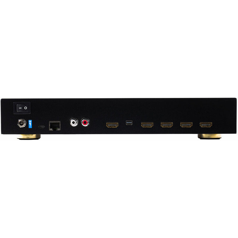 BZBGear 4-Port 4K 60Hz Videowall Processor with Scaler, Audio and 1x3/1x4/2x2/4x1 Layout