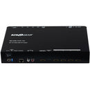 BZBGear 4-Port 4K 60Hz Videowall Processor with Scaler, Audio and 1x3/1x4/2x2/4x1 Layout