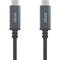 Pengo Technology 2.6' USB Type-C Gen 2 Cable (Titanium Gray)