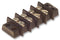 CINCH 4-140 Panel Mount Barrier Terminal Block, 2 Row, 4 Ways, 16 AWG, 9.53 mm, 15 A