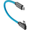 Kondor Blue Right-Angle USB 3.1 Gen 2 Type-C Cable (8.5")