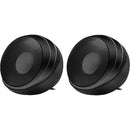 Adesso Xtream S4 USB-Powered Stereo Multimedia Desktop Speakers (Black, Pair)