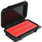 Elephant Elite 26 SD Waterproof Hard Memory Card Case (Black Case /Red Foam)