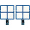 Intellytech LiteCloth 2.0 LC-160RGBWW Foldable 2 x 2 LED Two-Mat Kit (Gold Mount)