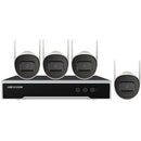 Hikvision EKI-K41B44W 4-Channel 4MP Wi-Fi NVR with 1TB HDD & 4 4MP Wi-Fi Bullet Cameras Kit