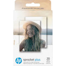 HP Sprocket 2.3 x 3.4" Premium Zink Sticky Back Photo Paper (20 Sheets)