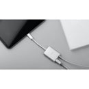 Moshi USB Type-C Universal Digital Audio Adapter with Charging (Silver)