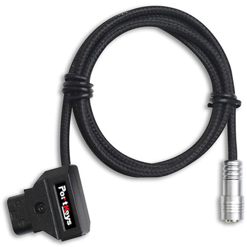 PORTKEYS D-Tap to Locking 4-Pin Power Cable for BM5 Monitor (3.28')